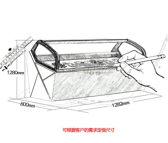 優(yōu)凱-VIP-BQX1冰淇淋展示柜（廠長(zhǎng)推薦）