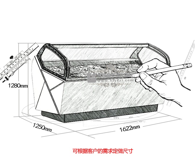 優(yōu)凱-VIP-BQX2冰淇淋展示柜（廠長(zhǎng)推薦）