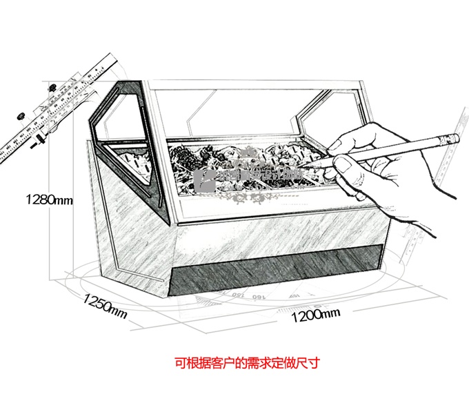 優(yōu)凱-VIP-BQX3冰淇淋展示柜（廠長(zhǎng)推薦）