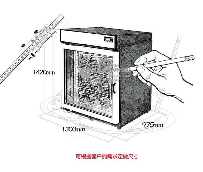 桌上型冰淇淋柜