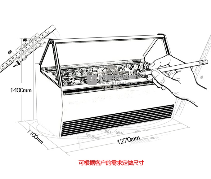 17BQ-A1邁動(dòng)冰款淇淋展示柜