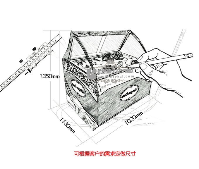 BQ-C型哈根達(dá)斯冰淇淋展示柜（暢銷(xiāo)產(chǎn)品）