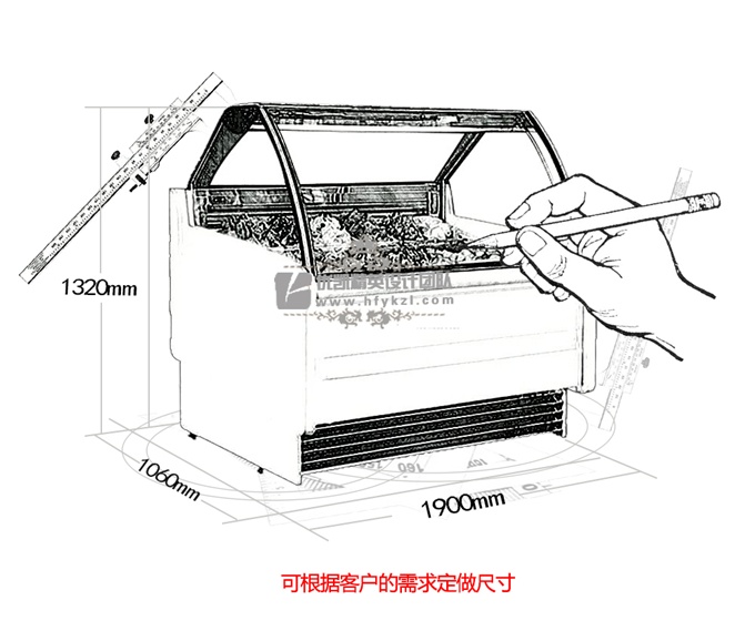 BQ-J型意式冰淇淋展示柜（暢銷產(chǎn)品）