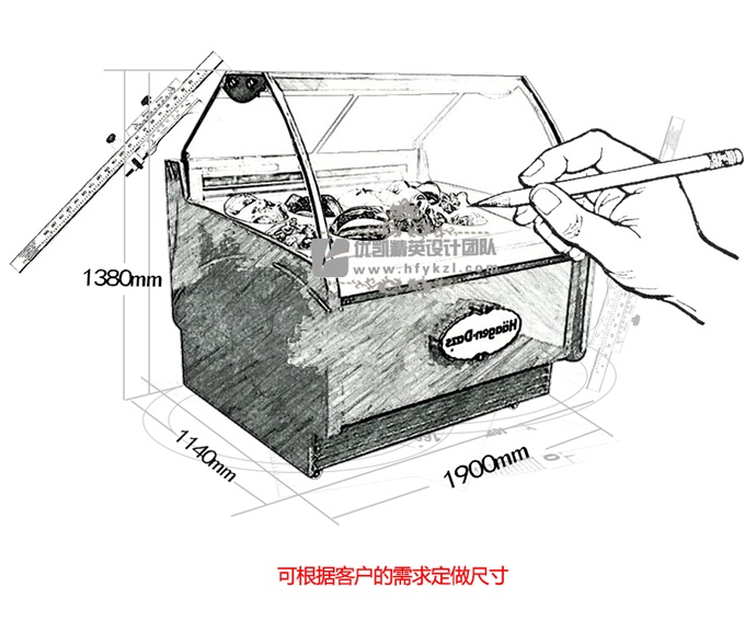 BQ-K型圓桶冰淇淋展示柜（暢銷產(chǎn)品）