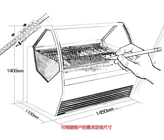 BQ-KM型冰淇淋展示柜（暢銷產(chǎn)品）