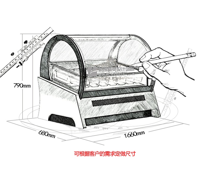 BQ-VIP-TB臺(tái)式冰淇淋展示柜（廠長(zhǎng)推薦）