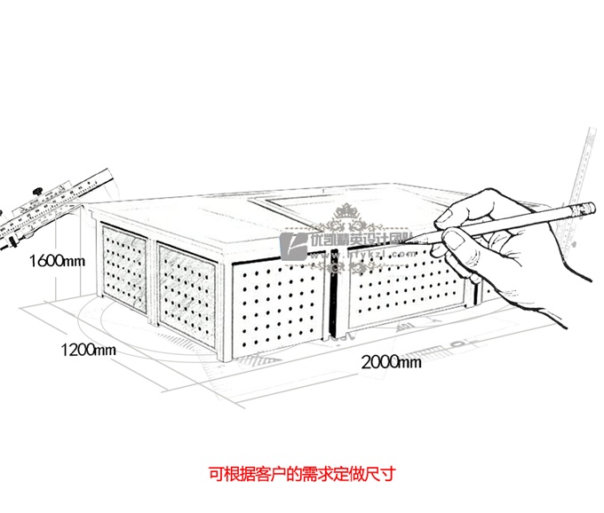 ZGS-1雙面組合果蔬架