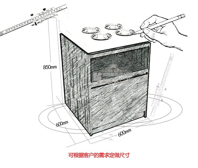 簡(jiǎn)約調(diào)料臺(tái)