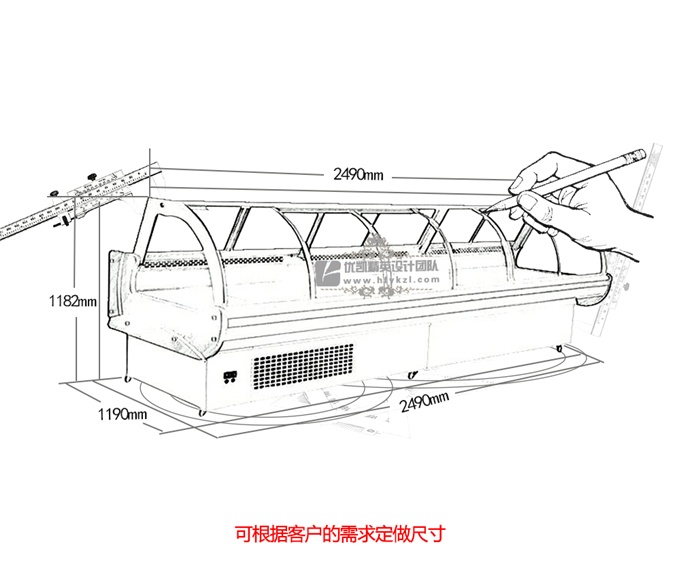 SS-ET型前移門風(fēng)冷熟食柜