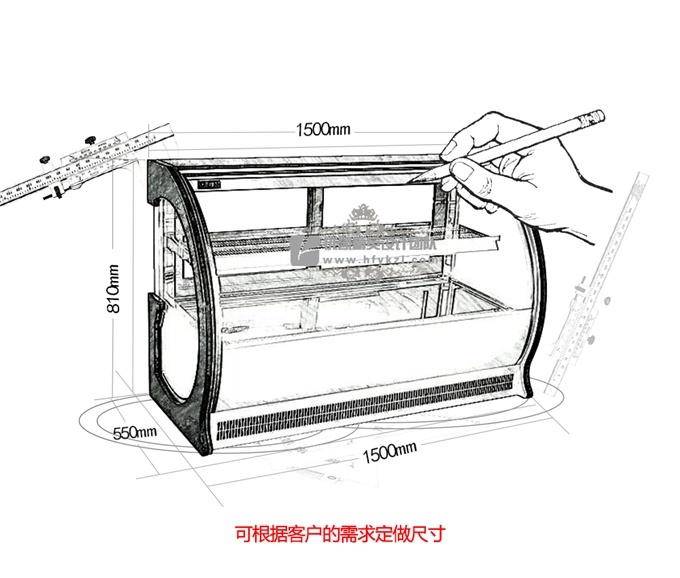 優(yōu)凱-VIP-TG1臺(tái)式蛋糕冷藏柜