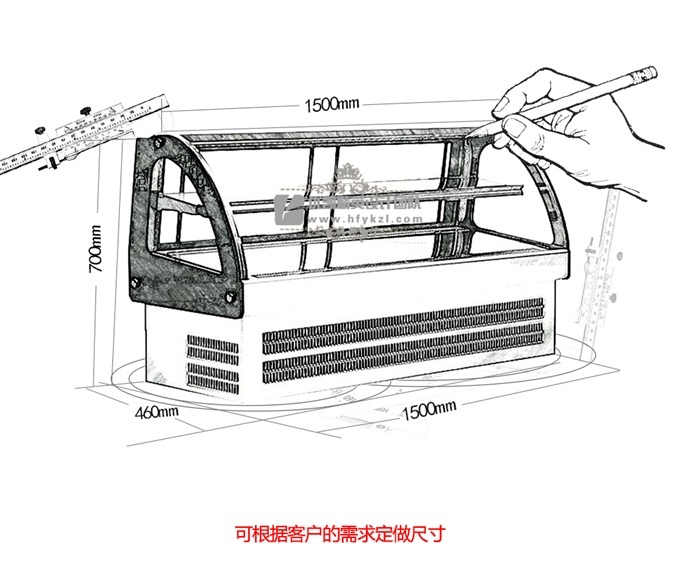 優(yōu)凱-VIP-TGC1臺式蛋糕保鮮柜