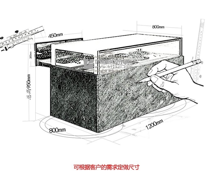 16QK-A抽屜式巧克力柜