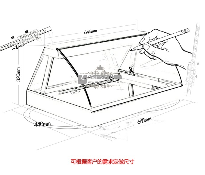 DT-C型臺(tái)式蛋撻柜