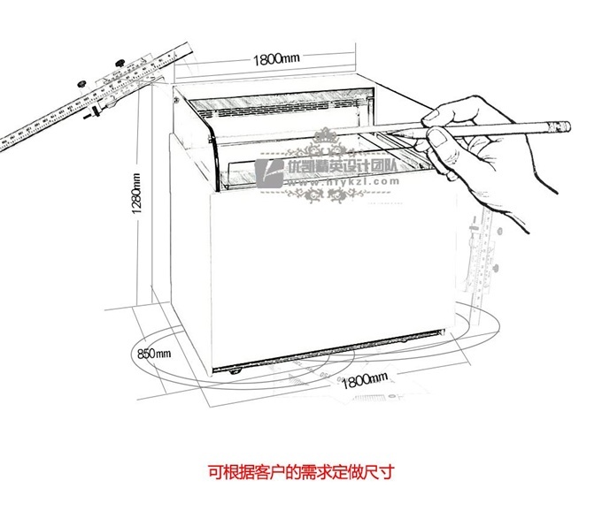 KF-BC敞開臥式三明治蛋糕柜