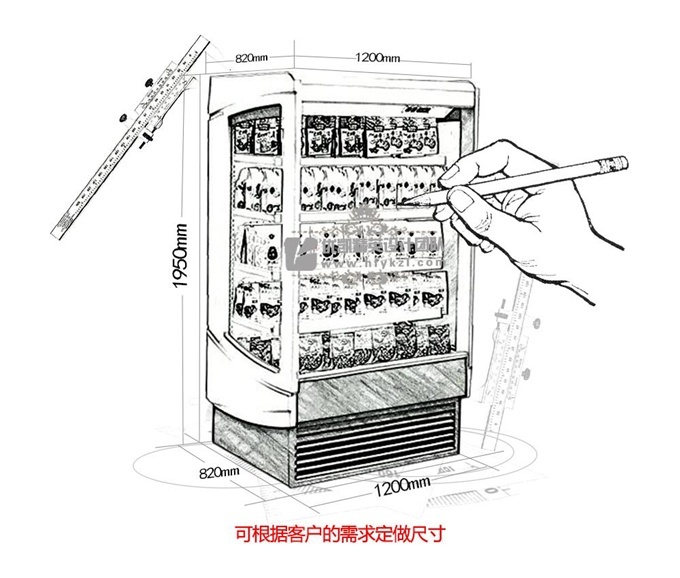 BL-CE便利店風(fēng)幕柜