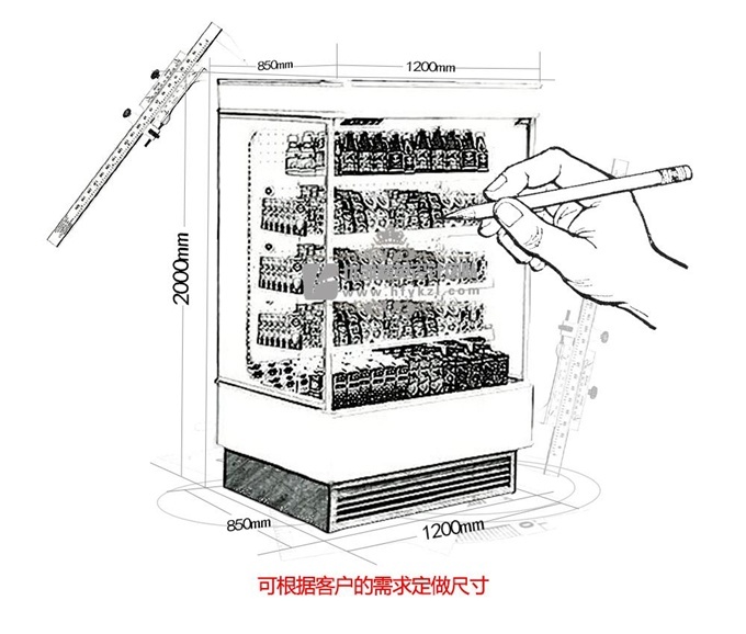 BL-HR便利店風(fēng)幕柜