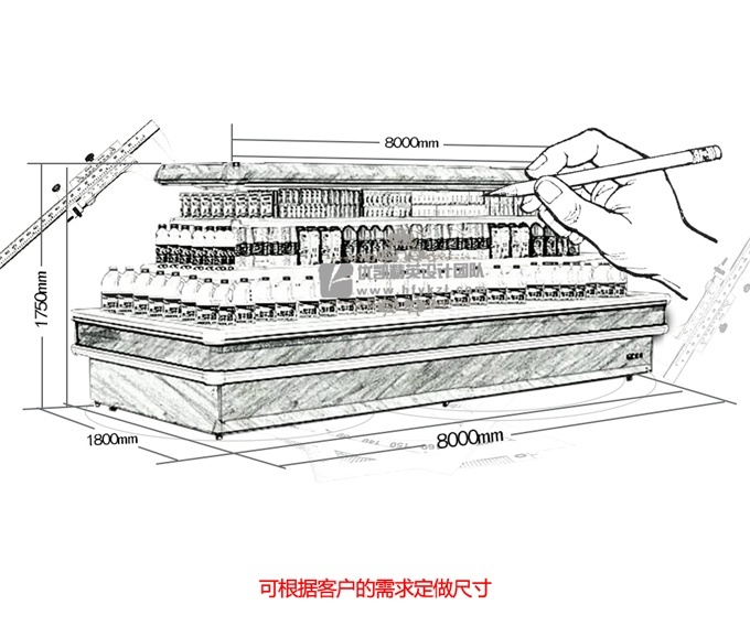 HD-C型環(huán)形風(fēng)幕柜