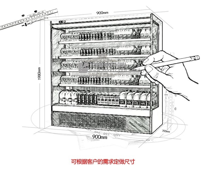 LF-P型風(fēng)幕柜