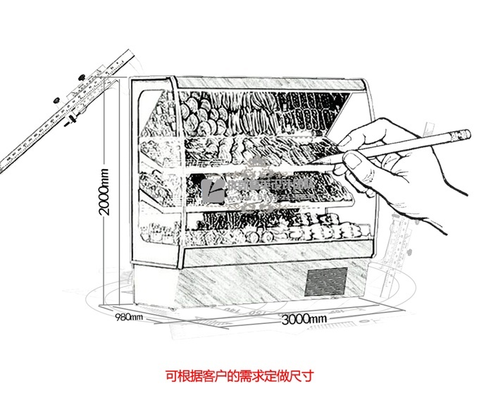 LF-Z型風(fēng)幕柜